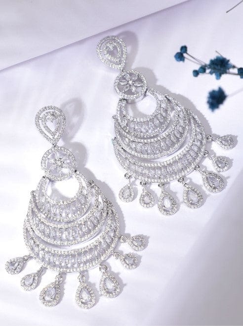 Buy Golden Antique Design Earrings With Maang Tikka Online From Wholesale  Salwar.