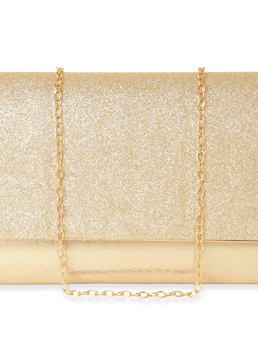 Rubans Starlit Opulence Handcrafted Shimmery Clutch Bag Handbag, Wallet Accessories & Clutches