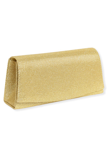 Rubans Timeless Glamour Handcrafted Beige Shimmery Clutch Bag Handbag, Wallet Accessories & Clutches