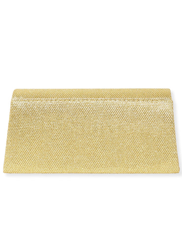 Rubans Timeless Glamour Handcrafted Beige Shimmery Clutch Bag Handbag, Wallet Accessories & Clutches