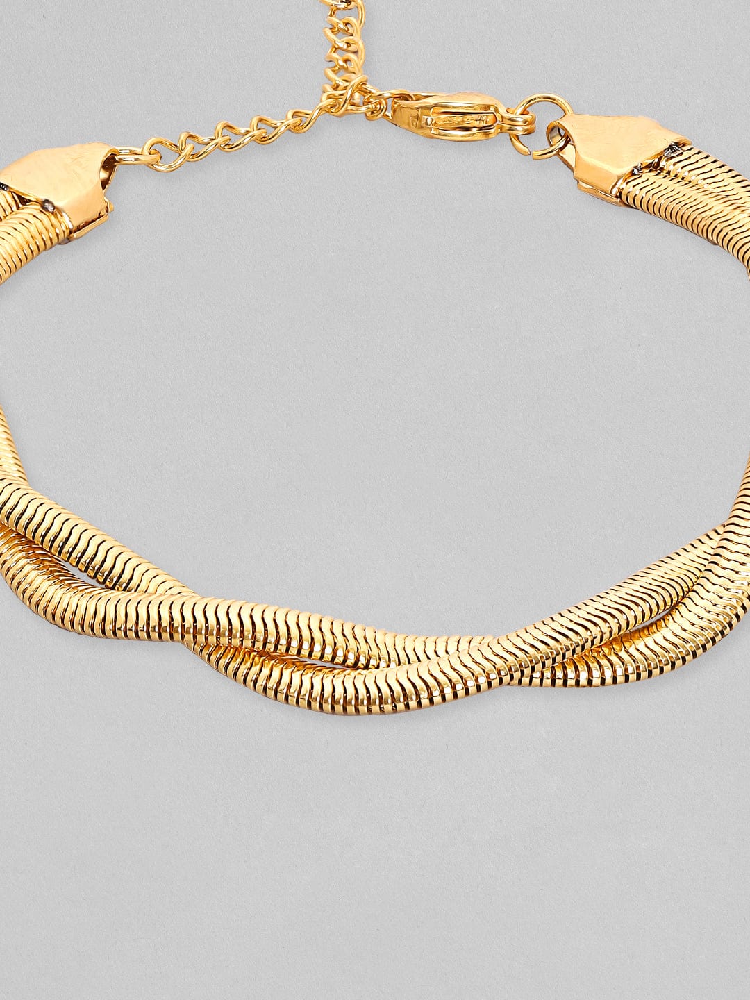 Buy Gold Snake Chain Bracelet Round Snake Chain Thick Online in India  Etsy