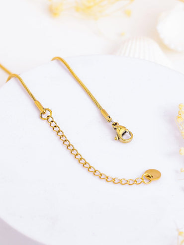 Rubans Voguish 18K Gold Plated Stainless Steel Tarnish-Free Demi-Fine Pendant Necklace Necklace & Chains