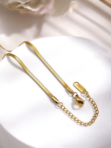 Rubans Voguish 18K Gold-Plated Stainless Steel Tarnish-Free Waterproof AD Studded Heart Charm Necklace Necklace & Chains