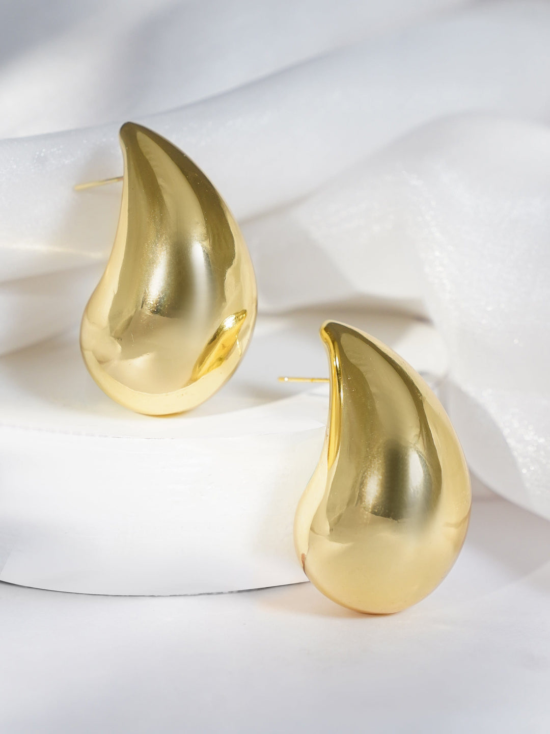 Rubans Voguish 18KT Gold Plated Stainless Steel Anti-Tarnish Hypoallergenic Waterproof Drop Earrings Earrings