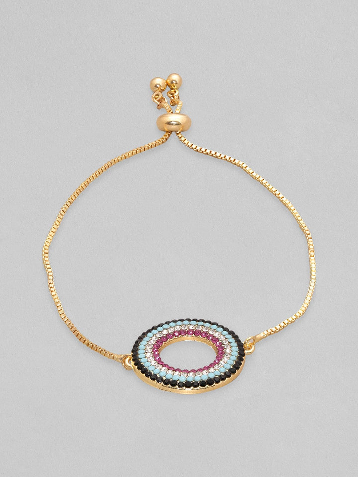 Rubans Voguish Circle Of Life Multicolor Adjustable Bracelet Bangles & Bracelets