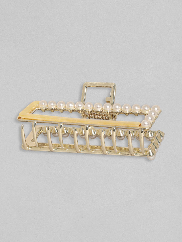 Rubans Voguish Embellished Rectangular Claw Clip Hair Accessories