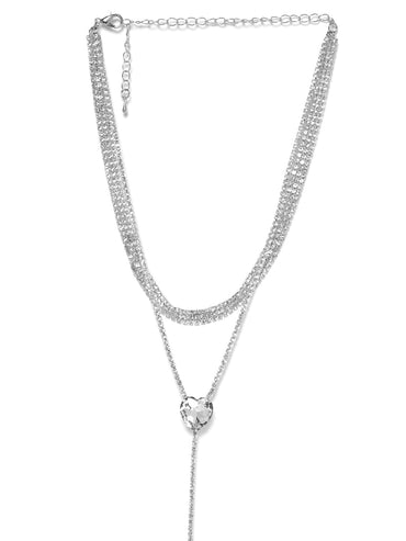 Rubans Voguish Frontier Fusion Multi-Layer Necklace Necklace