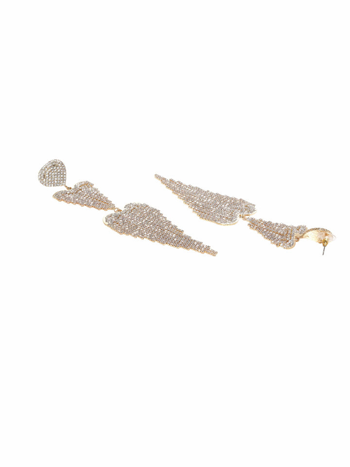 Rubans Voguish Glamourous Gilded Cascade Earrings Earrings