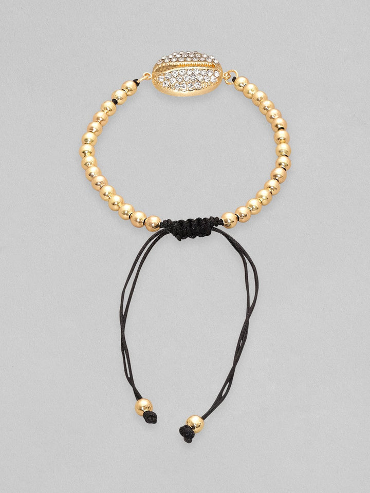 Rubans Voguish Gold Plated Bead Bracelet Bangles & Bracelets
