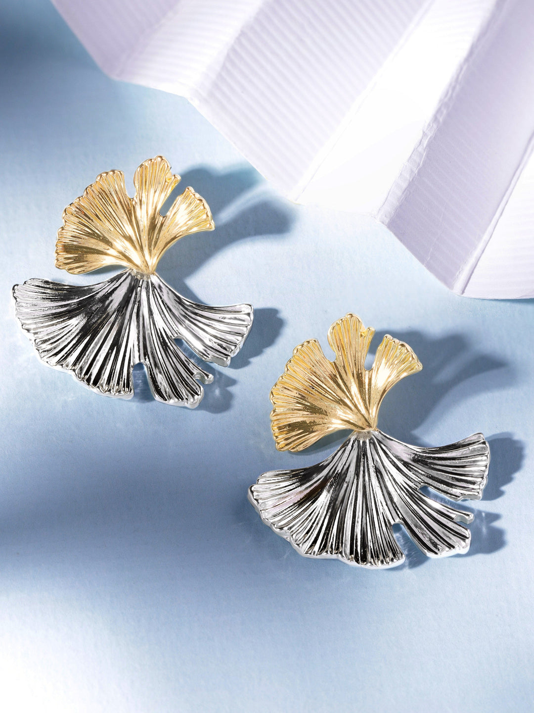 Rubans Voguish Gold-Plated Classic Drop Earrings Earrings