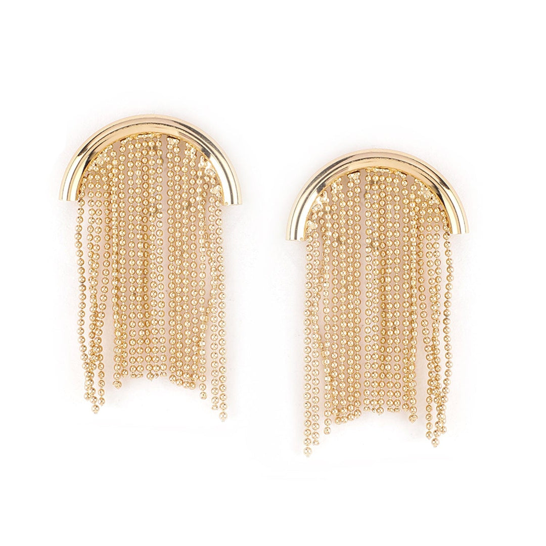 Rubans Voguish Gold Plated Drop Earrings Drop Earrings