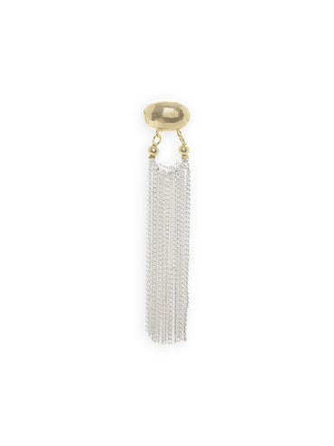 Rubans Voguish Gold Plated Geometric Tasseled Drop Earrings Earrings