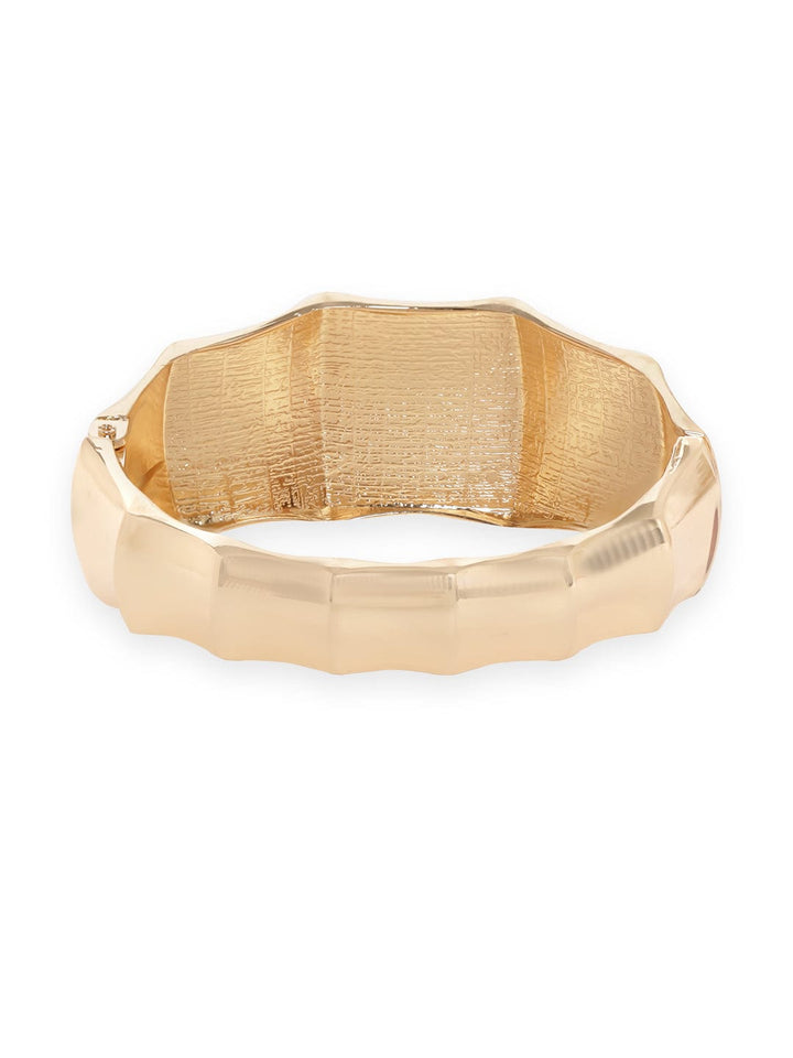Rubans Voguish Gold Plated statement Party Wear Bracelet Bangles & Bracelets