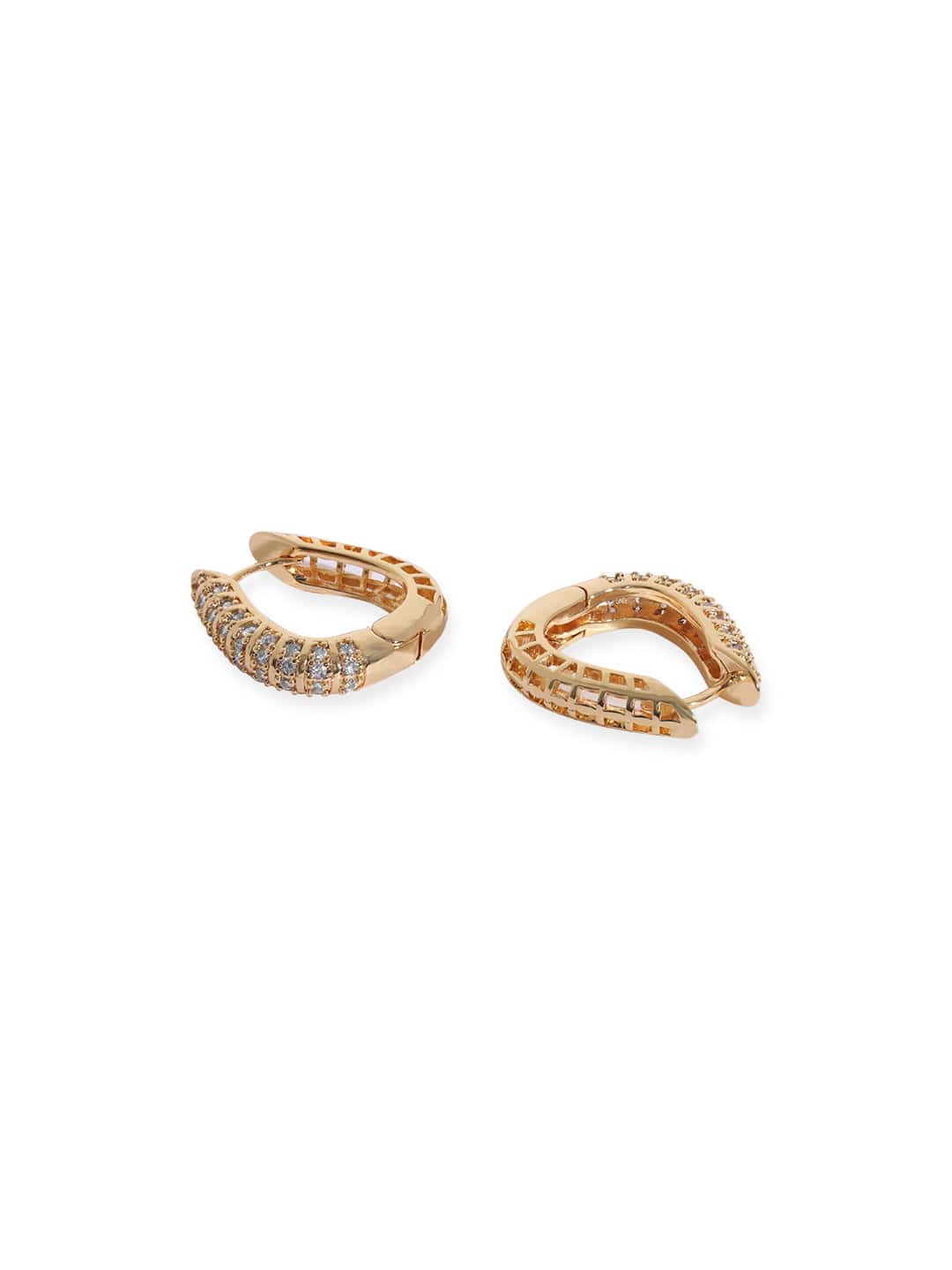 Double Square Geometric Hoop Earring – Merakii Mee