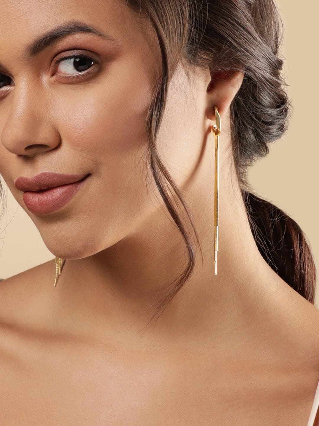 Rose Gold-Plated Thunder Bolt Silver Ear Cuff – Curio Cottage