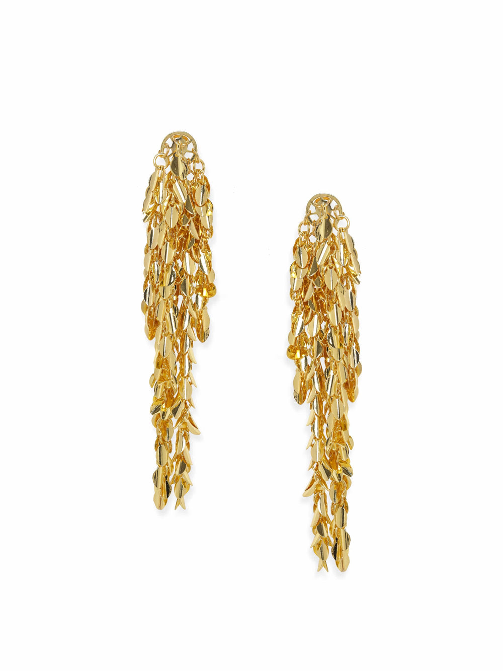Rubans Voguish Golden Cascade Shoulder Duster Earrings Earrings