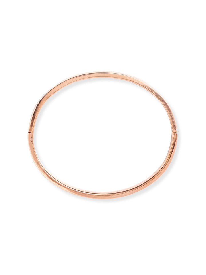 Rubans Voguish Radiant 18K Rose Gold-Plated Zirconia Bracelet Stainless Steel, and Water-Resistant Beauty Bangles & Bracelets