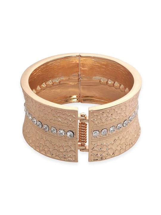 Rubans Voguish Set Of 2 Brass Kada Bracelet Bangles & Bracelets