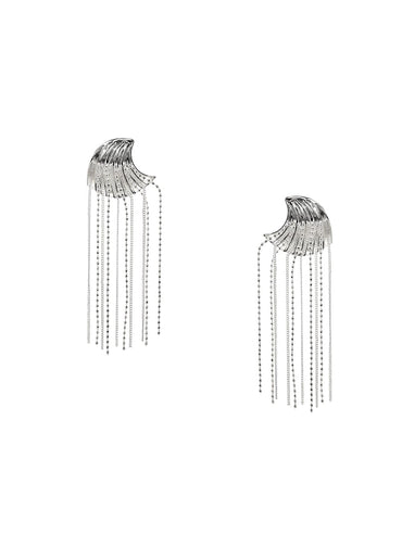 Rubans Voguish Silver Serenade Drop Earrings Earrings