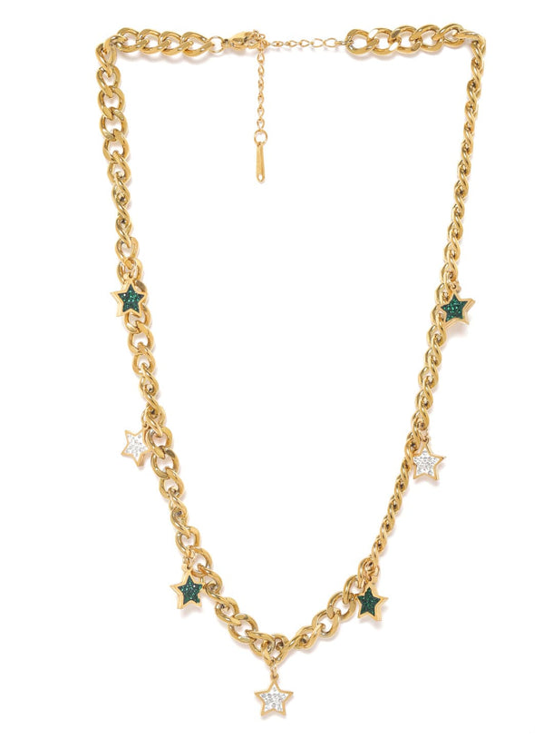 Rubans Voguish Starry Frontier Western Star Necklace Necklaces, Necklace Sets, Chains & Mangalsutra