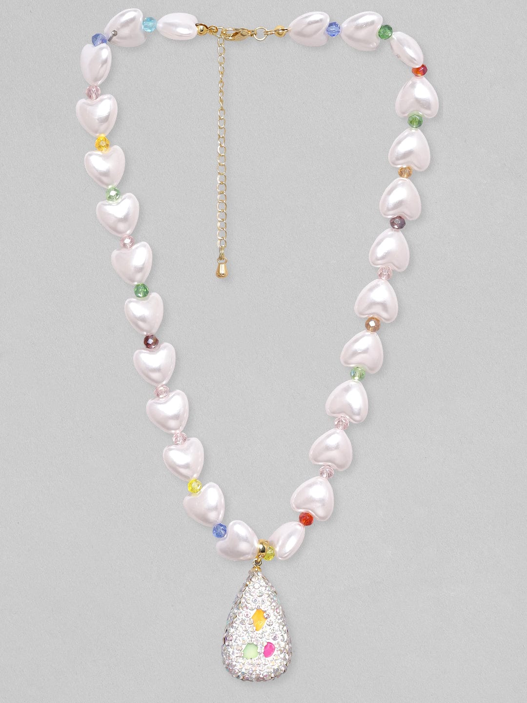 Rubans Voguish String Of Baroque Pearl Necklace Necklace