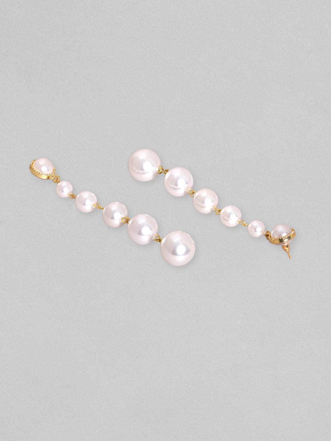 Rubans Voguish String Of Pearl Dangle Earrings Earrings