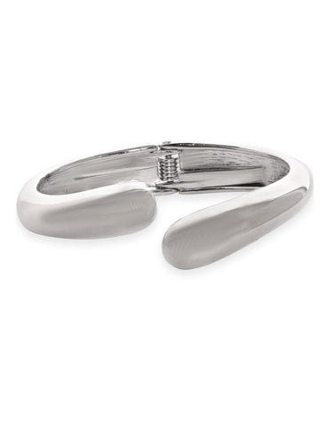 Rubans Vogusih Rhodium Plated Contemporary Bracelet Bangles & Bracelets