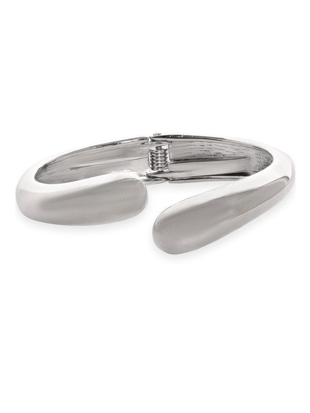 Rubans Vogusih Rhodium Plated Contemporary Bracelet Bangles & Bracelets