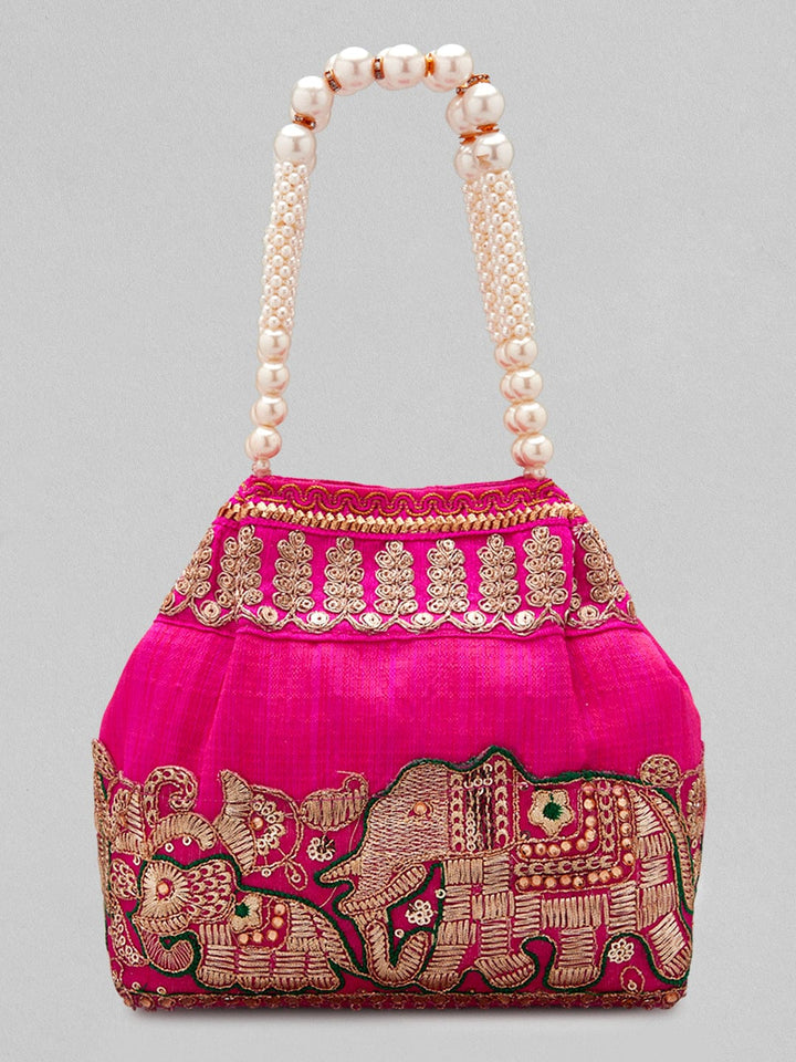 Rubans Women Embroidered Potli Clutch Bags