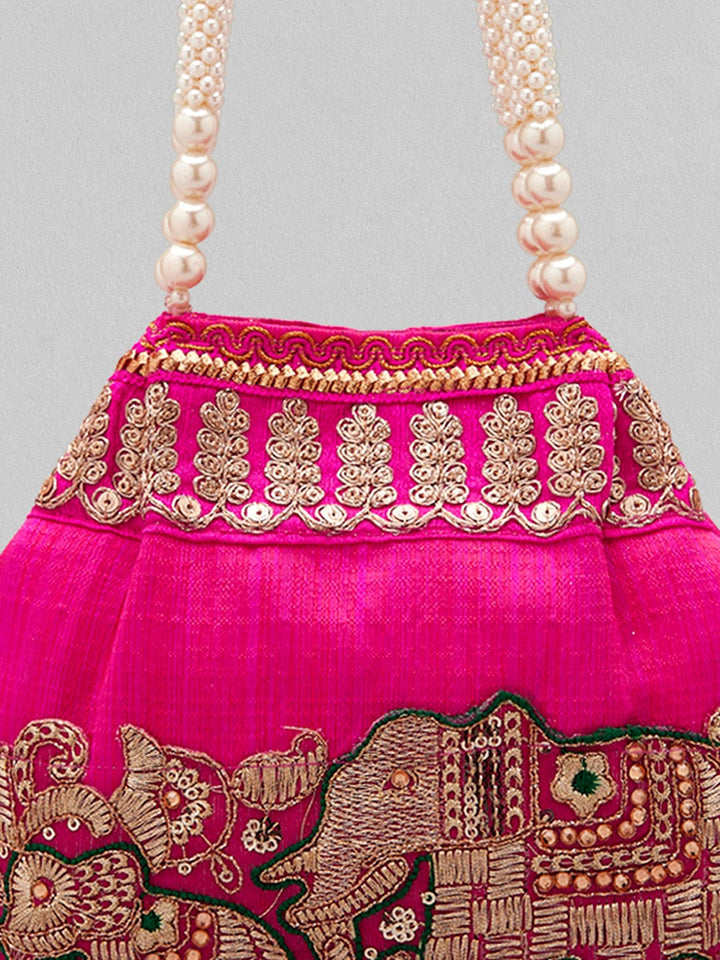 Rubans Women Embroidered Potli Clutch Bags