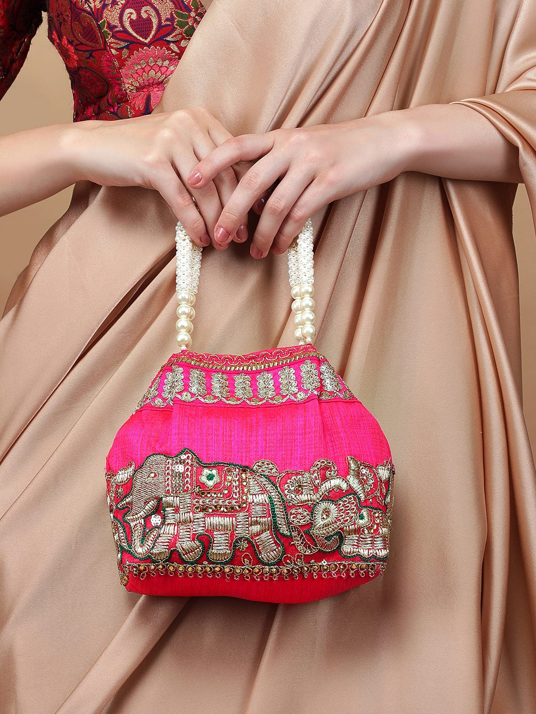 Rubans Women Embroidered Potli Clutch Bags