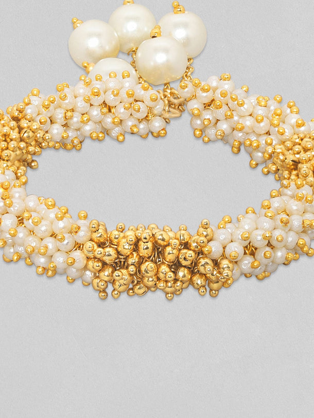 Rubans Women Gold-Plated Kada Bracelet Bracelet