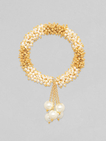Rubans Women Gold-Plated Kada Bracelet Bracelet