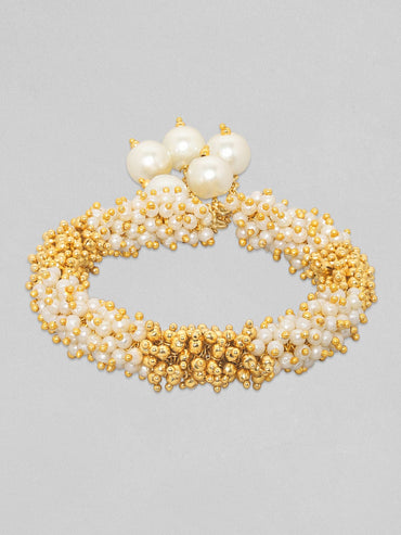 Rubans Women Gold-Plated Kada Bracelet Bracelet