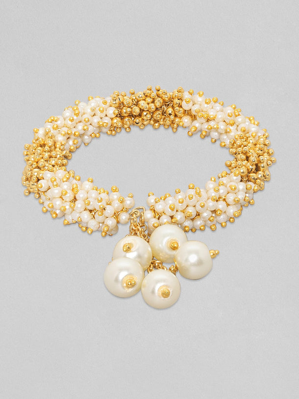 Rubans Women Gold-Plated Kada Bracelet Bracelet