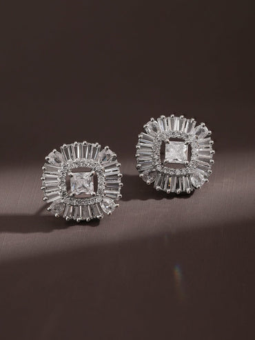 Sophisticated Crystal Stud Earrings Earrings