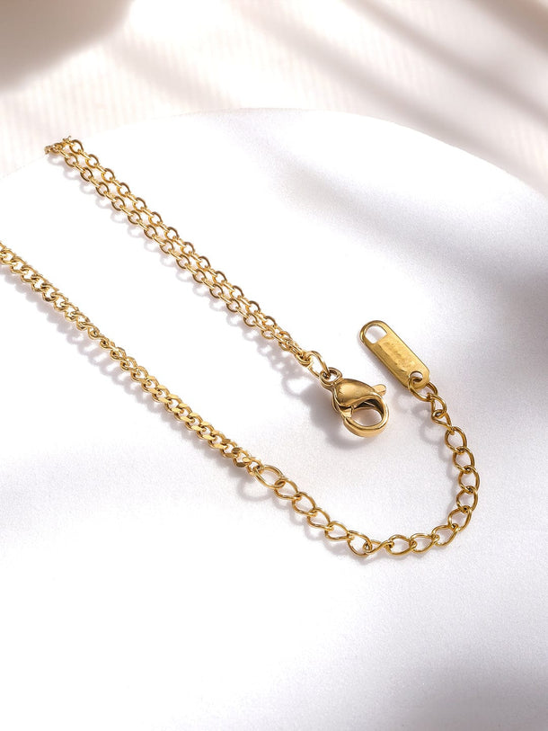 Starlit Minimal Pendant Chain Necklace & Chains