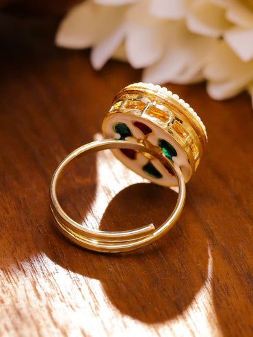 Statement Green Stone Ring Rings