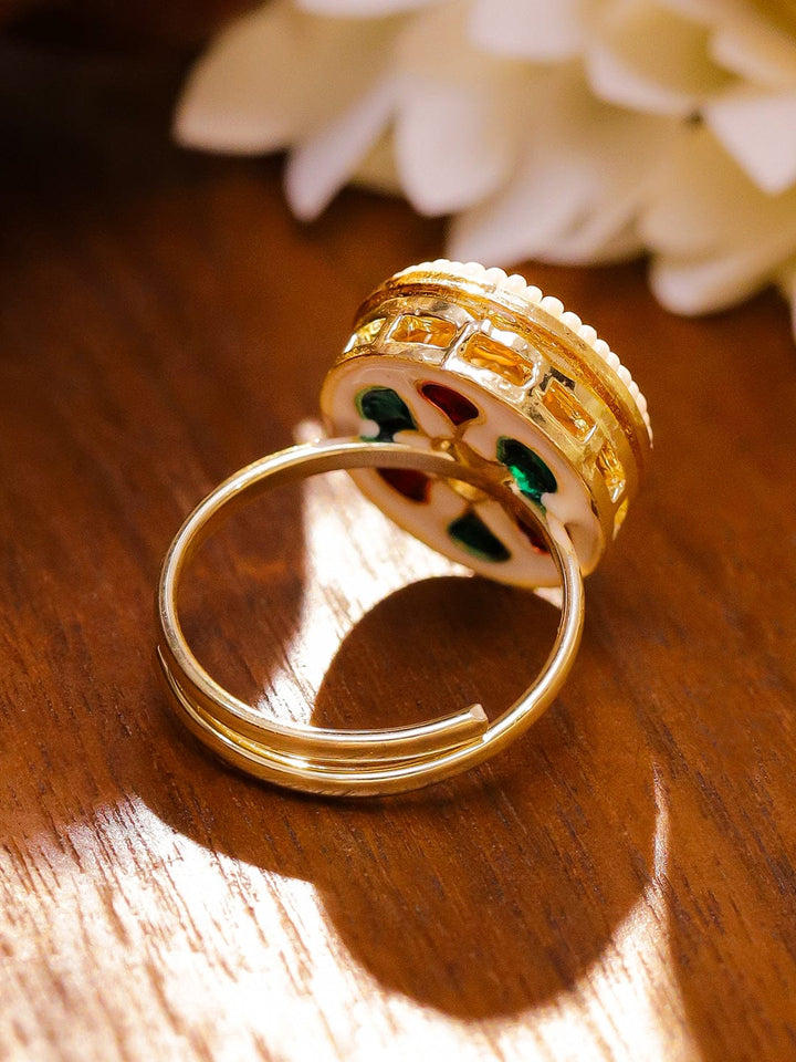 Statement Green Stone Ring Rings