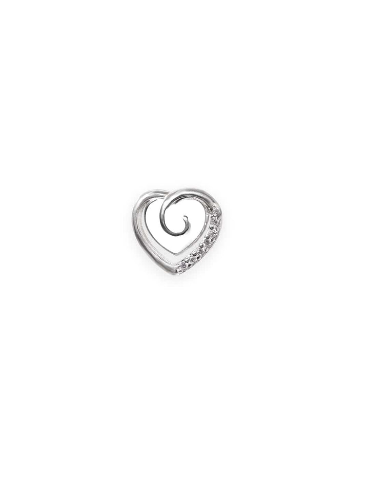 Sterling Silver Heart Stud Earrings Earrings