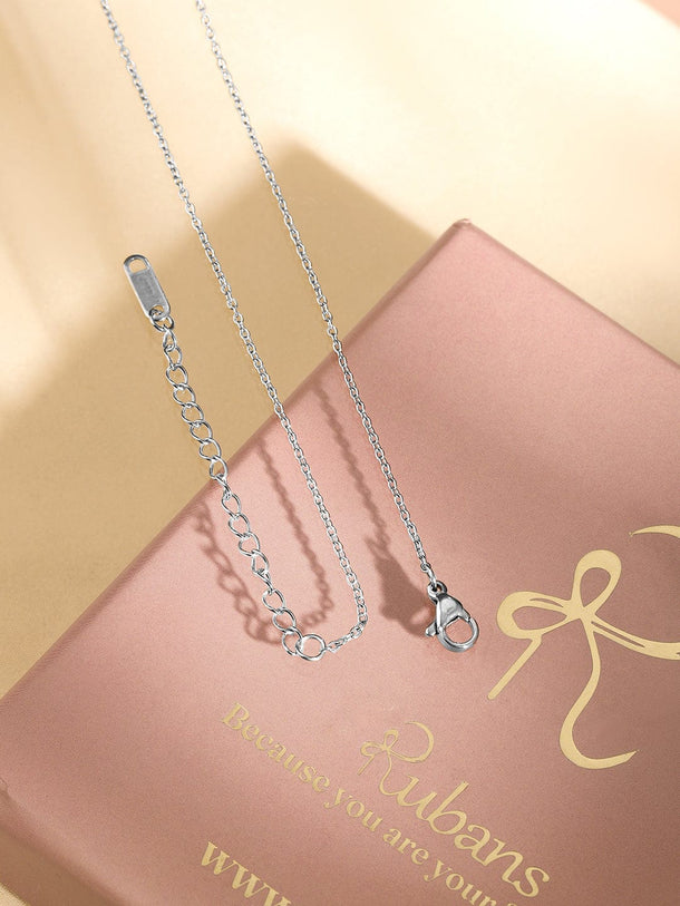 Subtle Floral Charms Chain Necklace Necklace & Chains