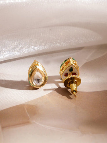 Subtle Spark Pink Kundan Necklace Set Jewellery Set