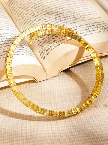 Textured Bold Statement Choker Necklace & Chains