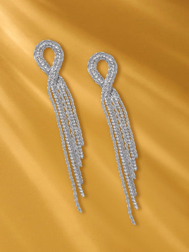 The Dance of Sleek Threads Earrings
