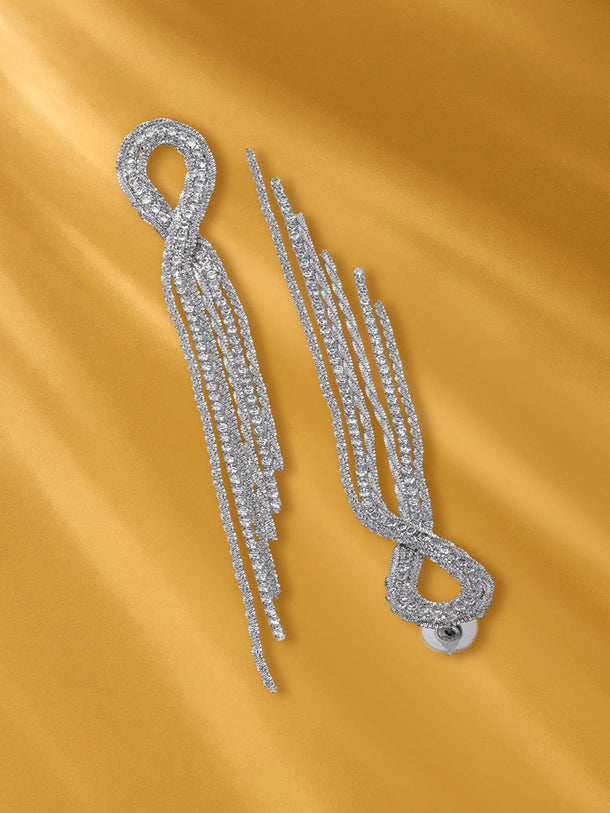 The Dance of Sleek Threads Earrings