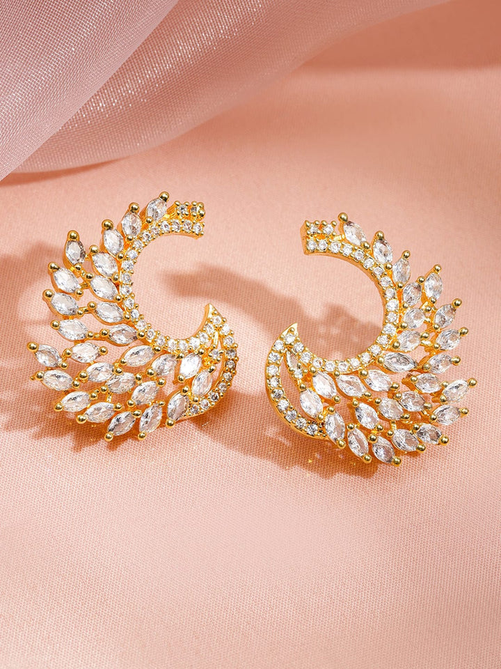The Feathered Glow Studs Earrings