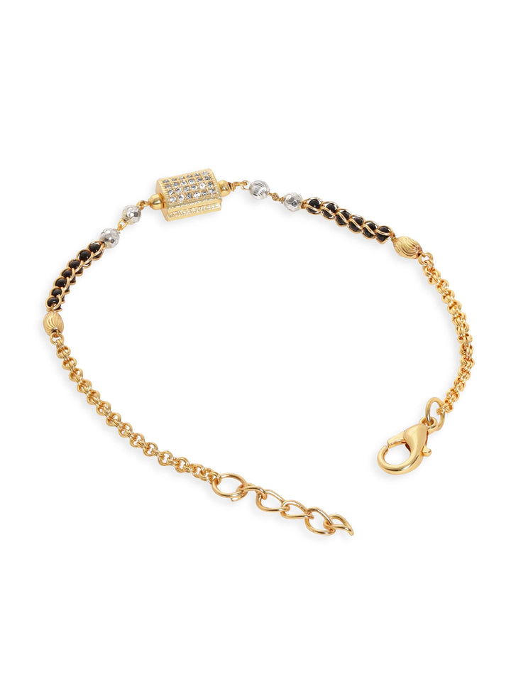 Timeless 22k Gold Plated Mangalsutra Bracelet Bangles & Bracelets