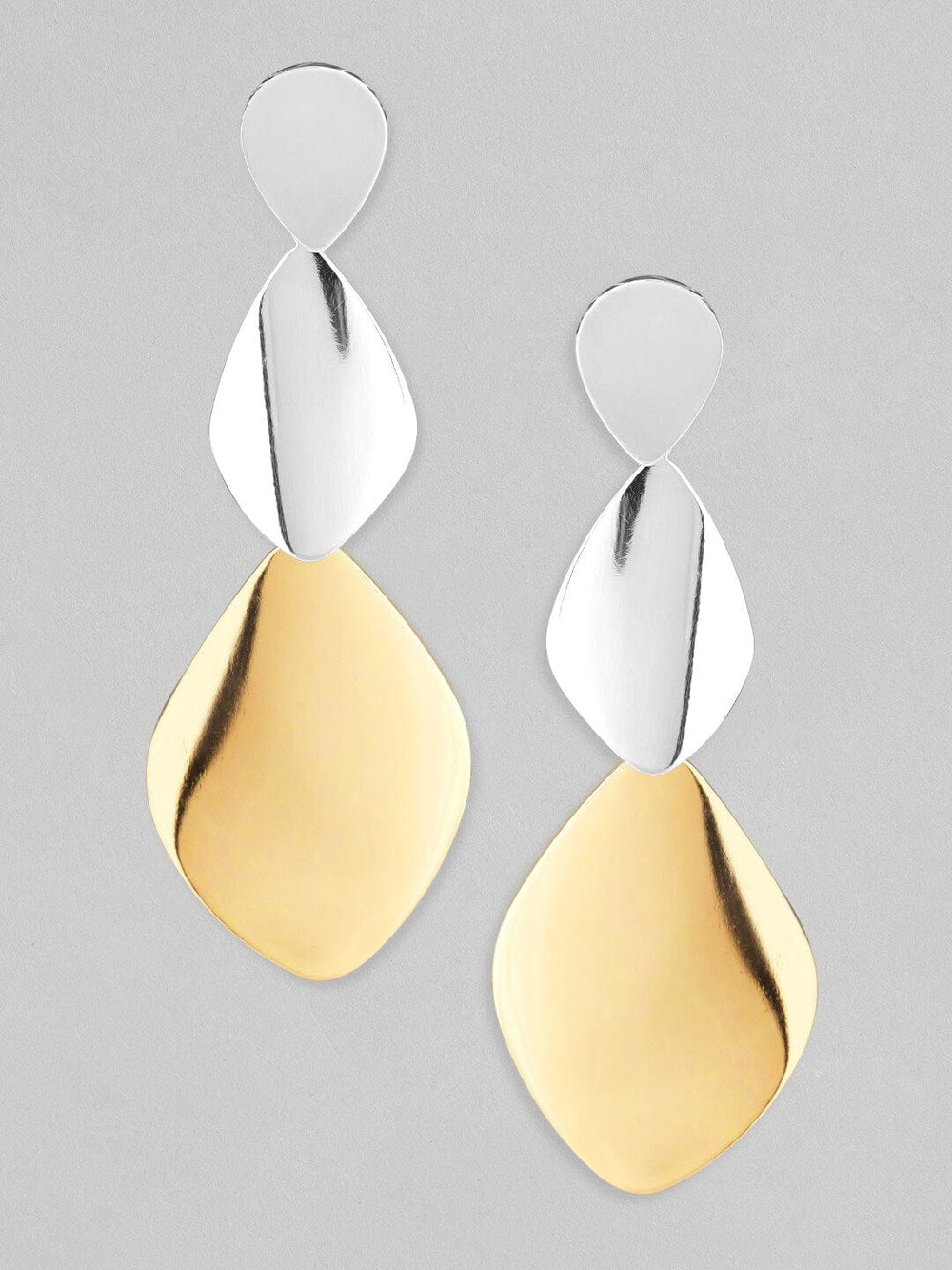 TOKYO TALKIES X rubans FASHION ACCESSORIES Gold-Plated Contemporary Drop Earrings Drop Earrings