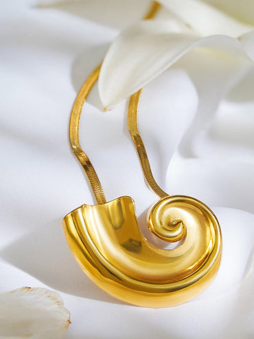 Trendy Shell Charm Statement Necklace Chain Necklace & Chains