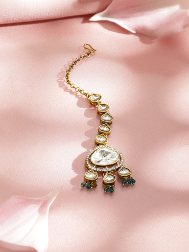 Turquoise Edges Kundan Choker Set Jewellery Set